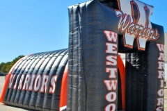 Westwood Warriors Football Inflatable